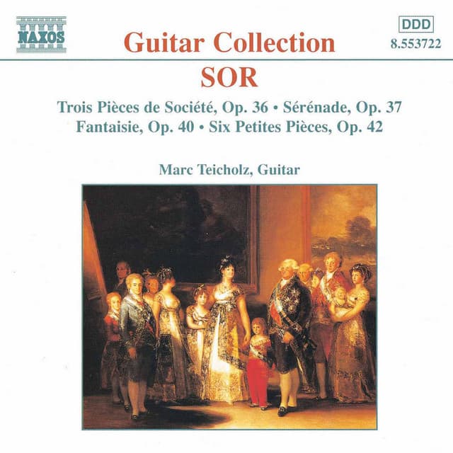Sor: 3 Pieces De Societe, Op. 36 / 6 Petites Pieces, Op. 42 - Fernando Sor