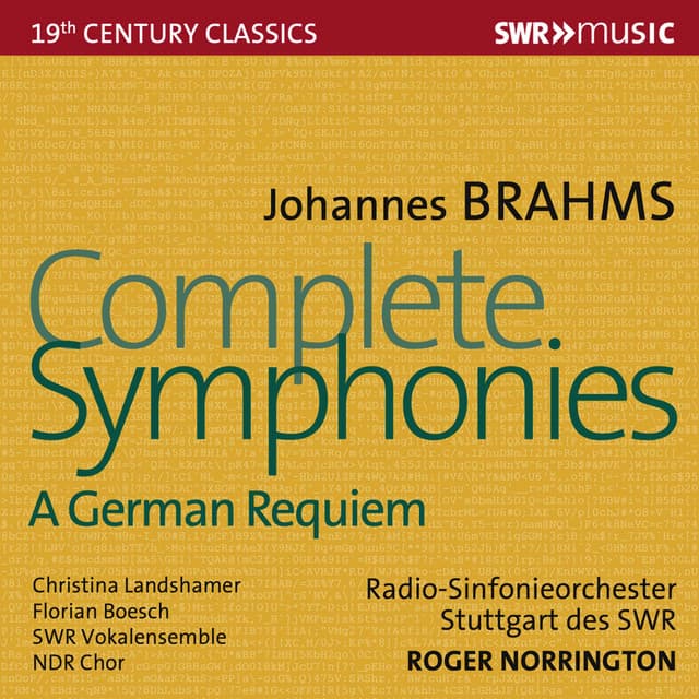 Brahms: Complete Symphonies & Ein deutsches Requiem, Op. 45 - Johannes Brahms