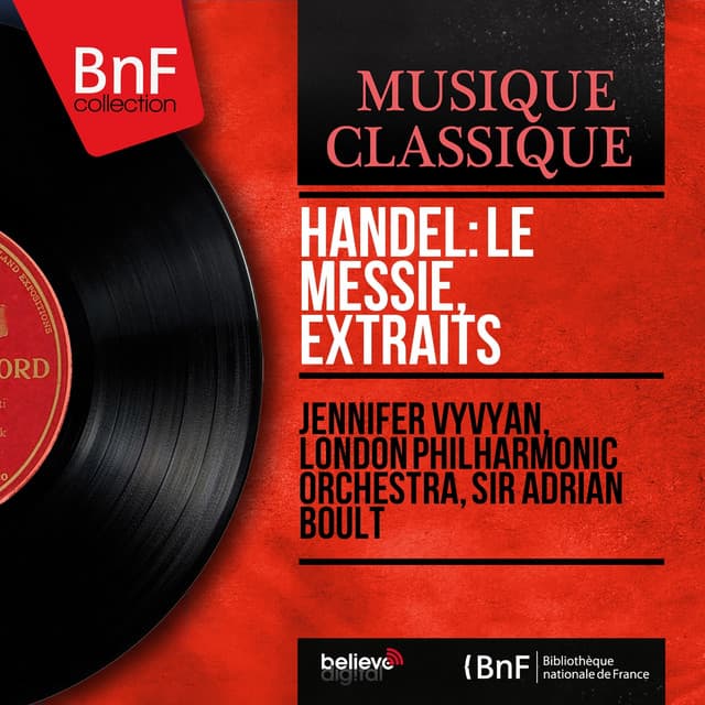 Handel: Le Messie, extraits - George Frideric Handel