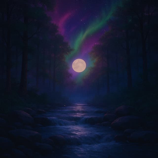 50 Flowing Soundscapes:Melodies Beneath the Moon - Sea Waves Sounds