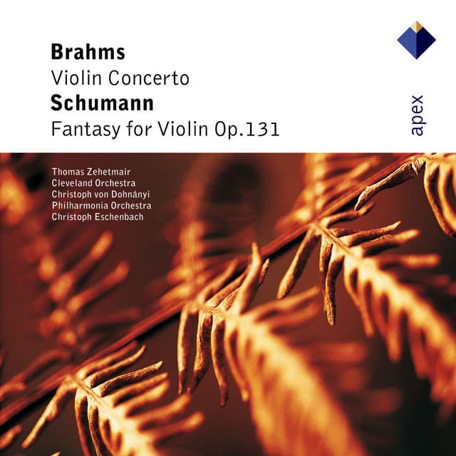 Brahms: Violin Concerto, Op. 77 - Schumann: Fantasy for Violin, Op. 131 - Thomas Zehetmair