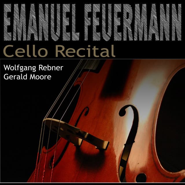 Emanuel Feuermann - Cello recital - Emanuel Feuermann