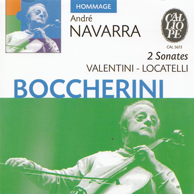 Boccherini - Valentini - Locatelli: Sonates - André Navarra